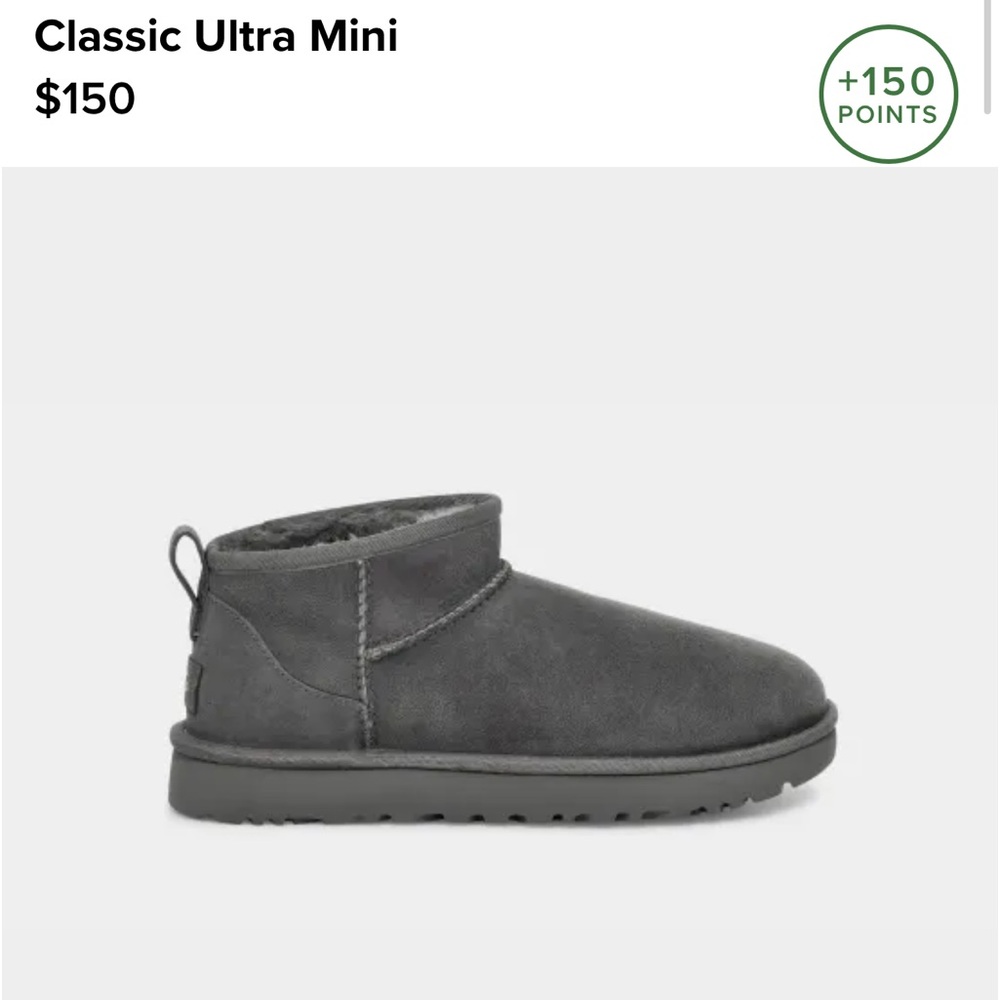 Grey Ultra Mini Uggs